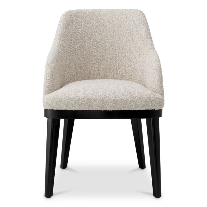 Dining Chair Costa With Arm-Beige