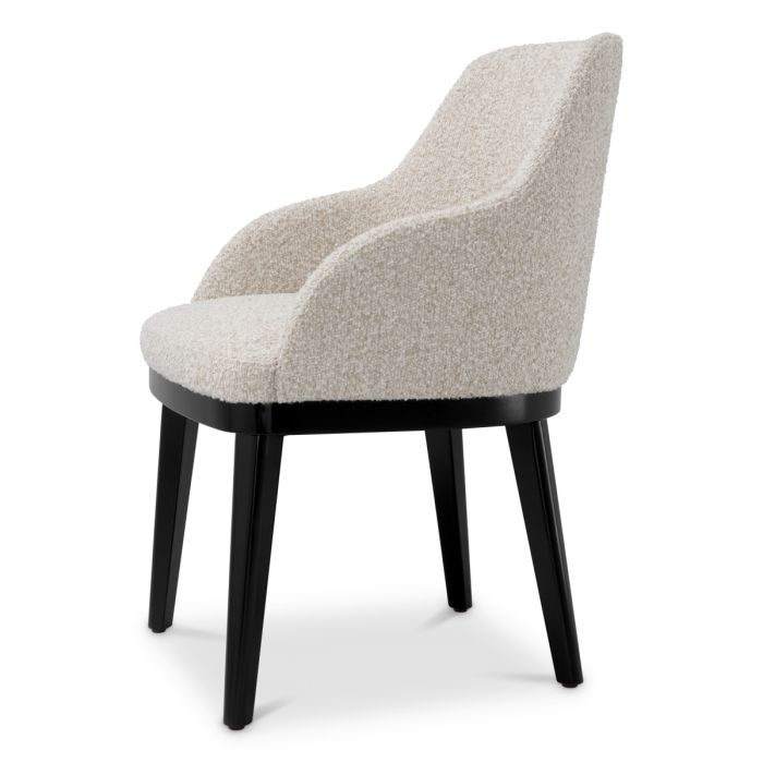 Dining Chair Costa With Arm-Beige
