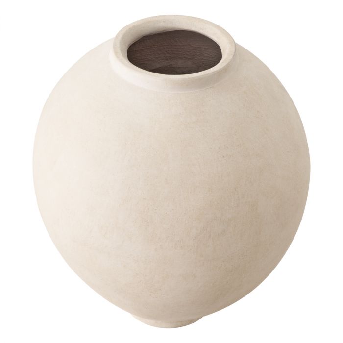 Vase Moon Jar Peach L