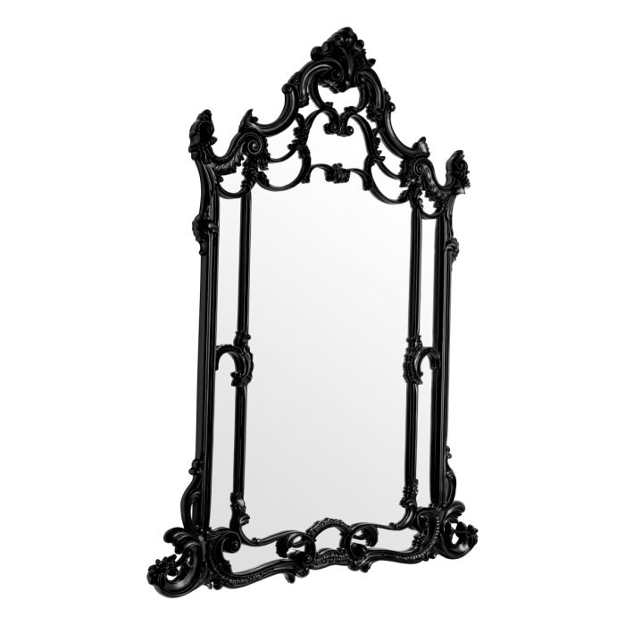 Mirror Chippendale Black