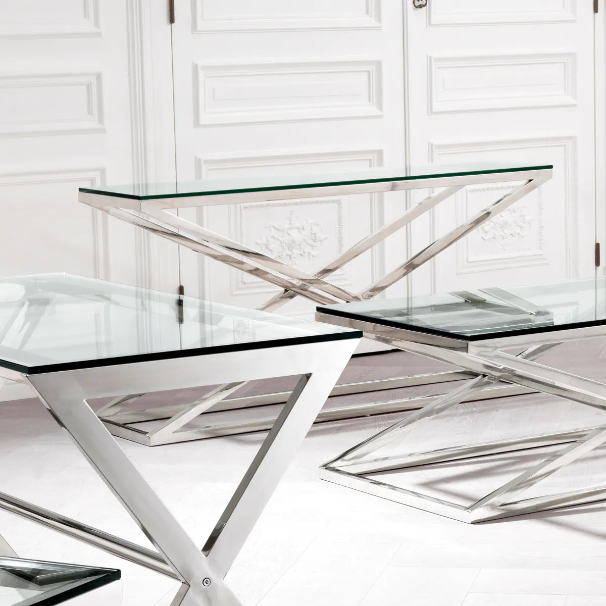 Console Table Criss Cross