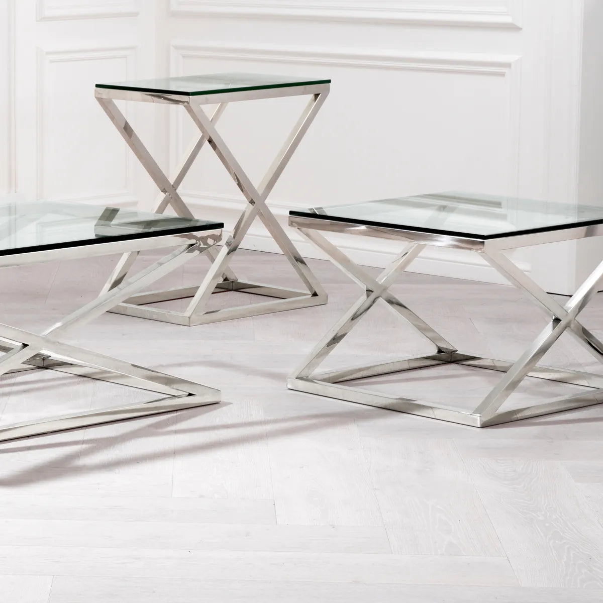 Side Table Criss Cross square