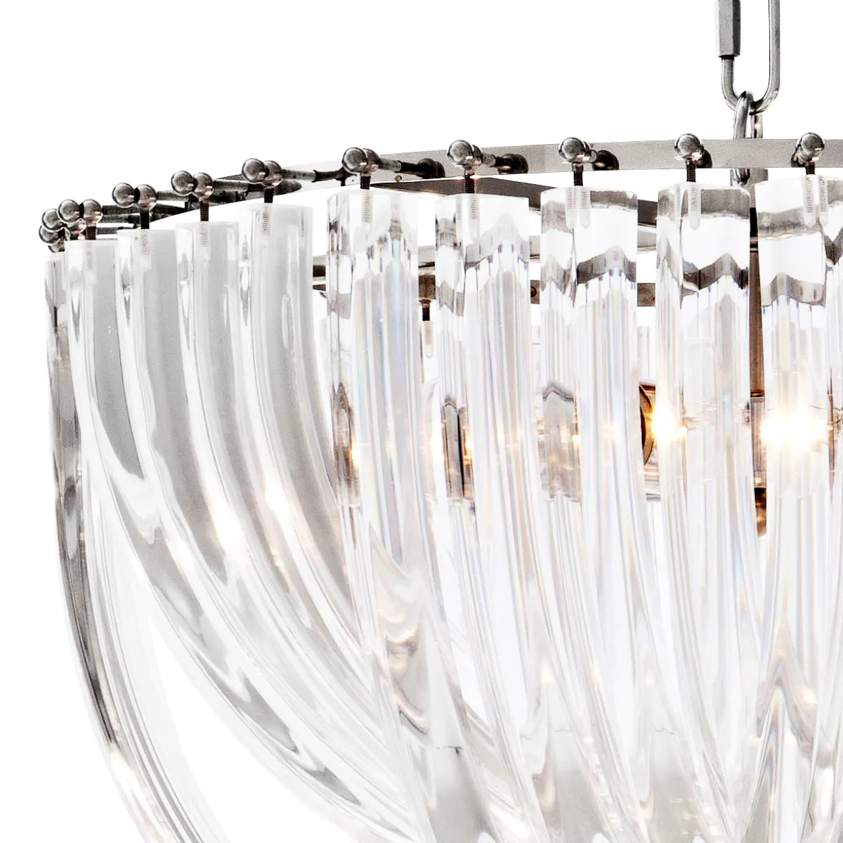 Chandelier Murano 19.5" dia x 13" H