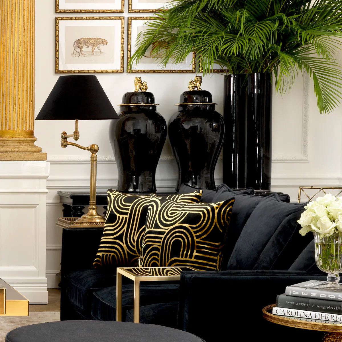 Vase Golden Dragon L