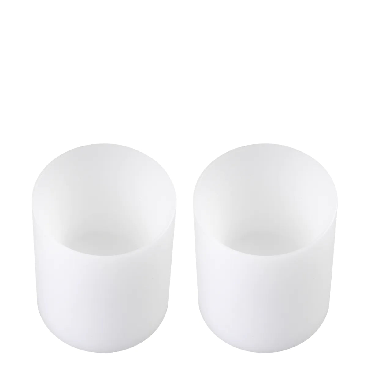 Artificial Candle deep ø 10 x H. 12 cm set of 2