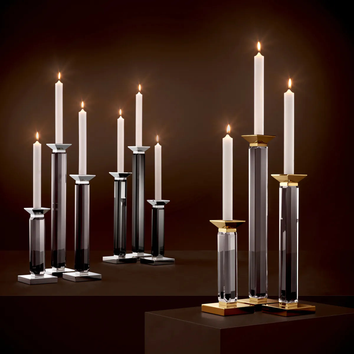 Candle Holder Livia set of 3