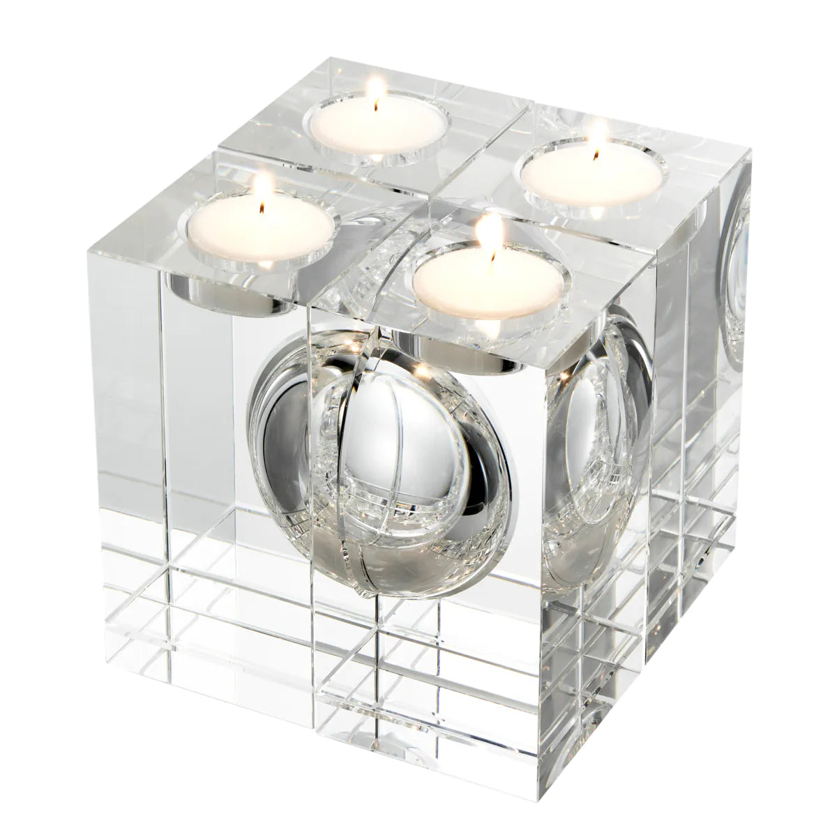 Tealight Holder Argenta set of 4