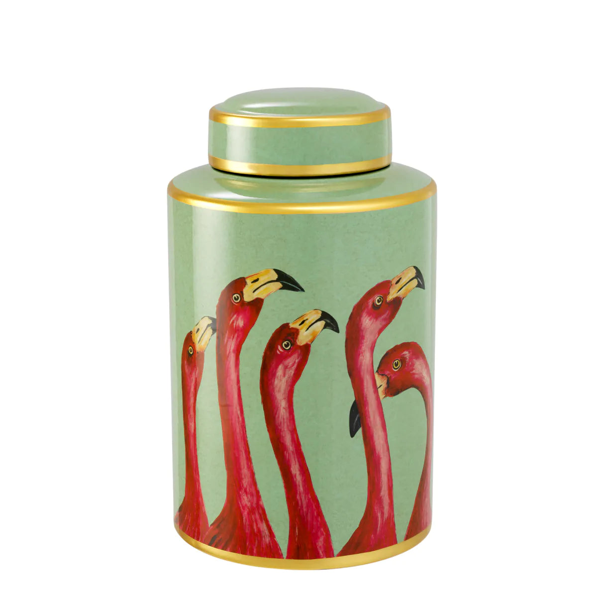 Jar Flamingo set of 2