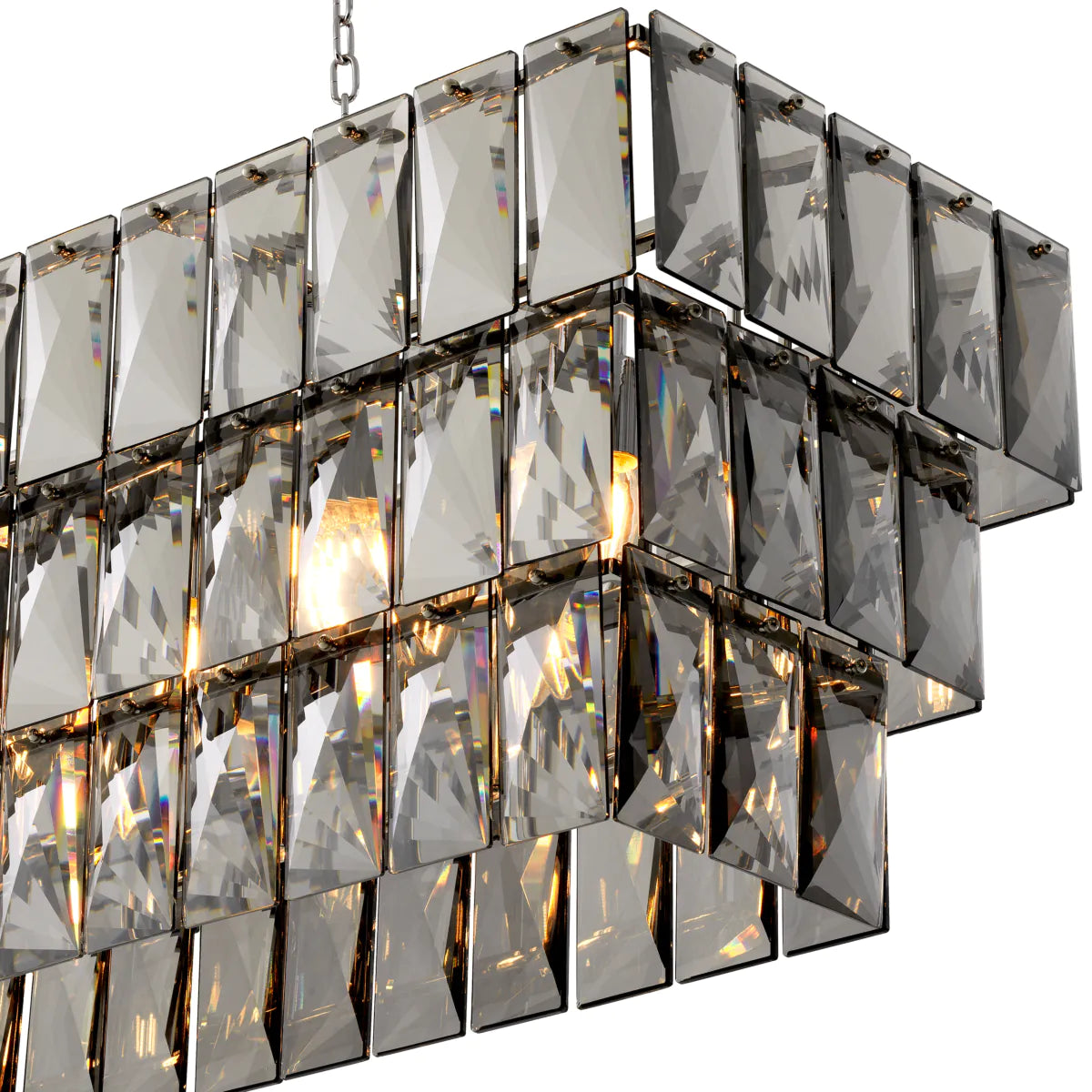 Chandelier Amazone rectangular