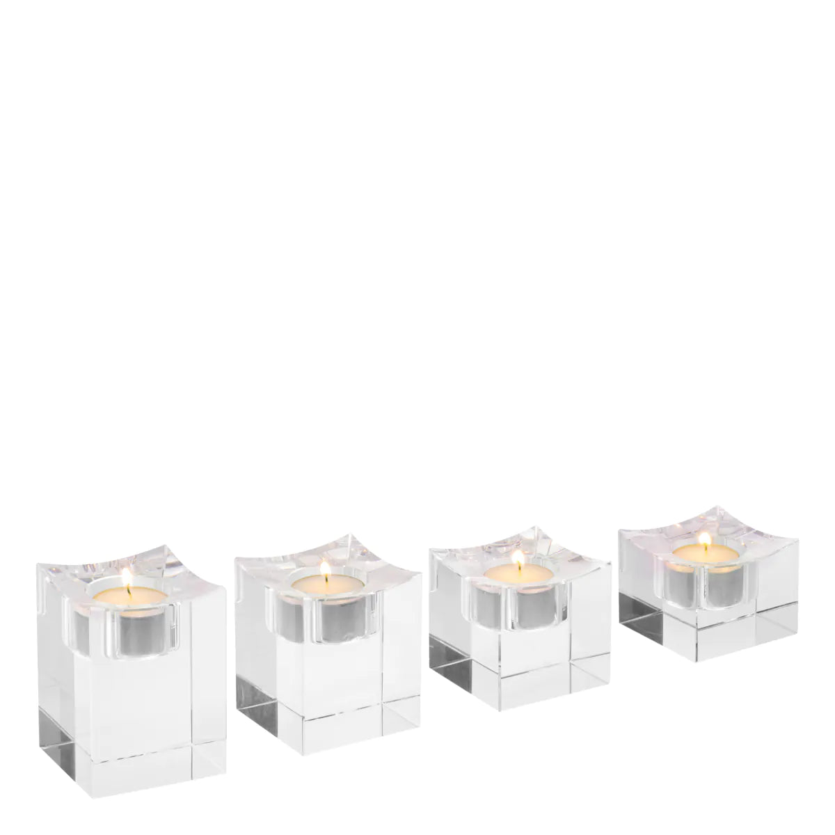 Tealight Holder Giancarlo low set of 4