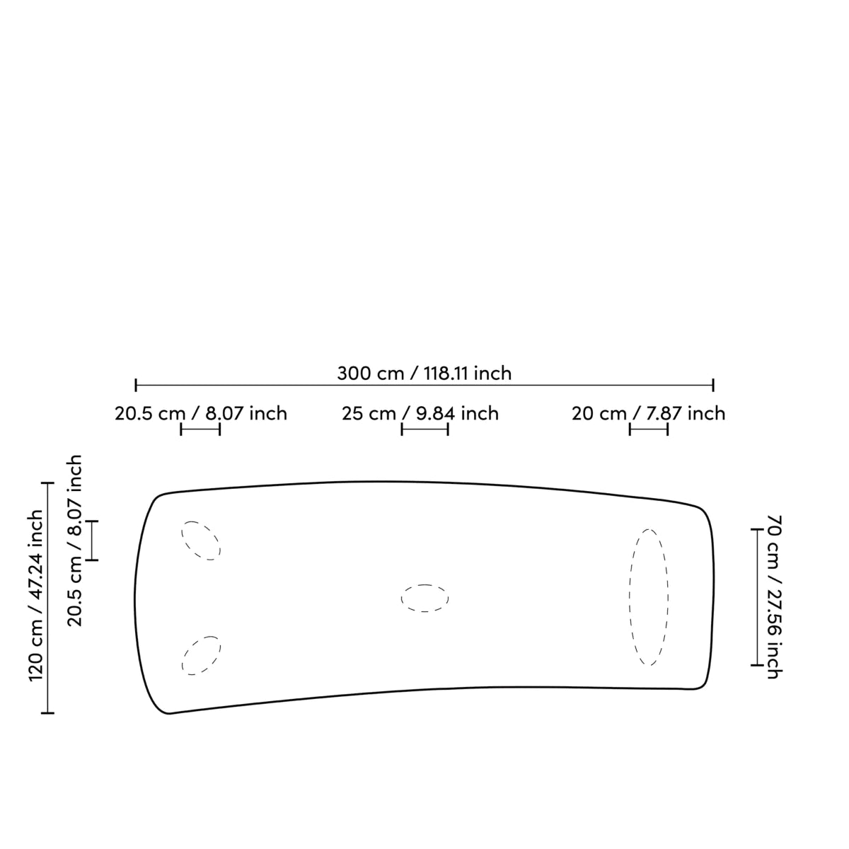 Dining Table Bergman L