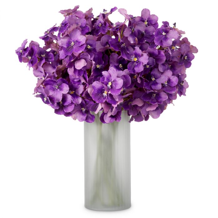 Bouquet of Vanda Orchids Real Touch 24 pcs-Purple