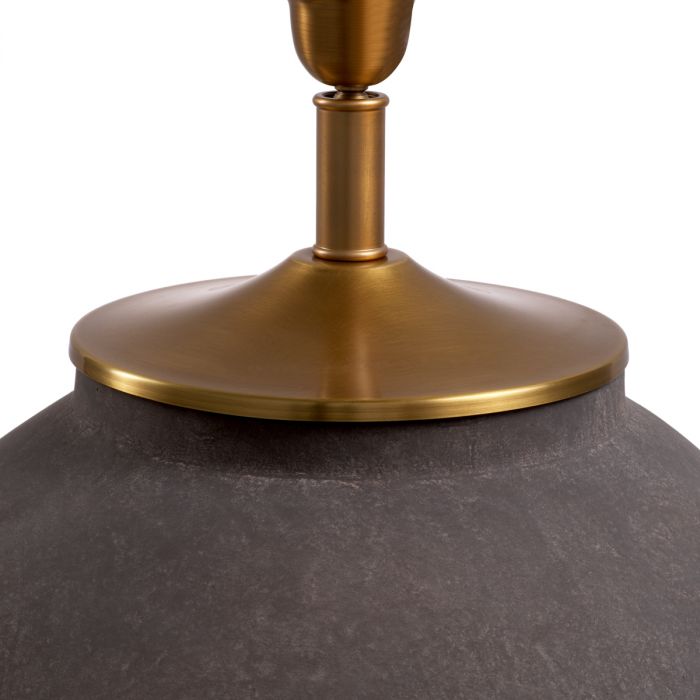 Table Lamp Moon Jar Taupe