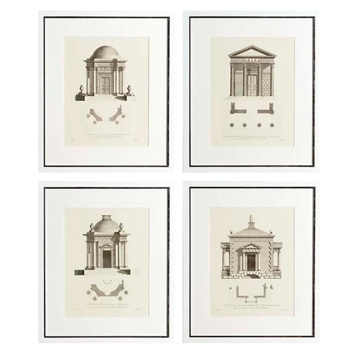 Prints Architecture set of 4