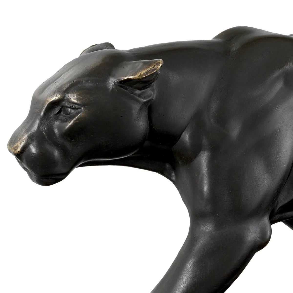 Panther on marble base