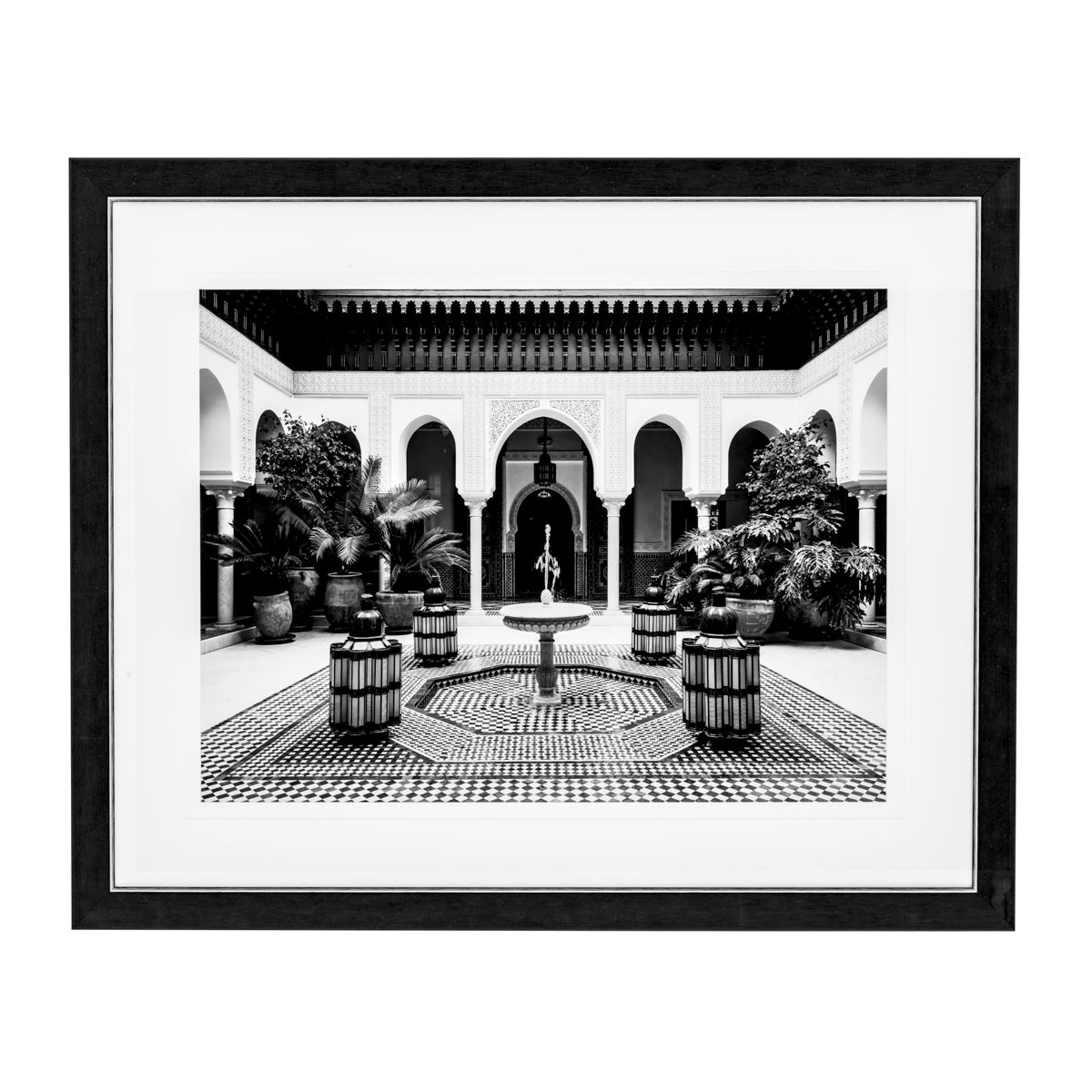 Print Courtyard Marrakech