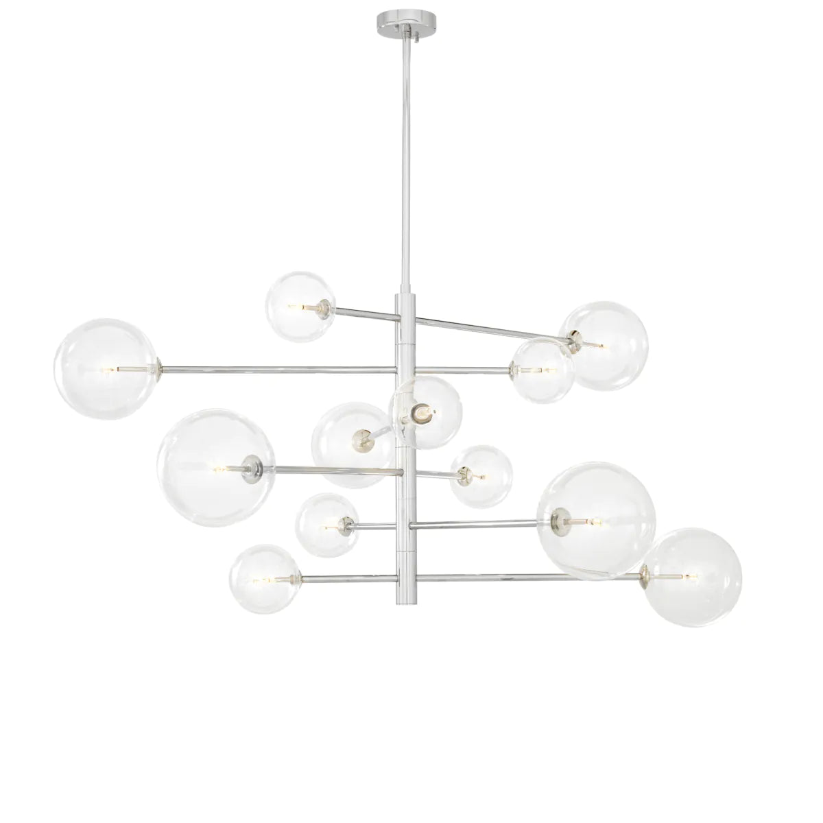 Chandelier Argento L