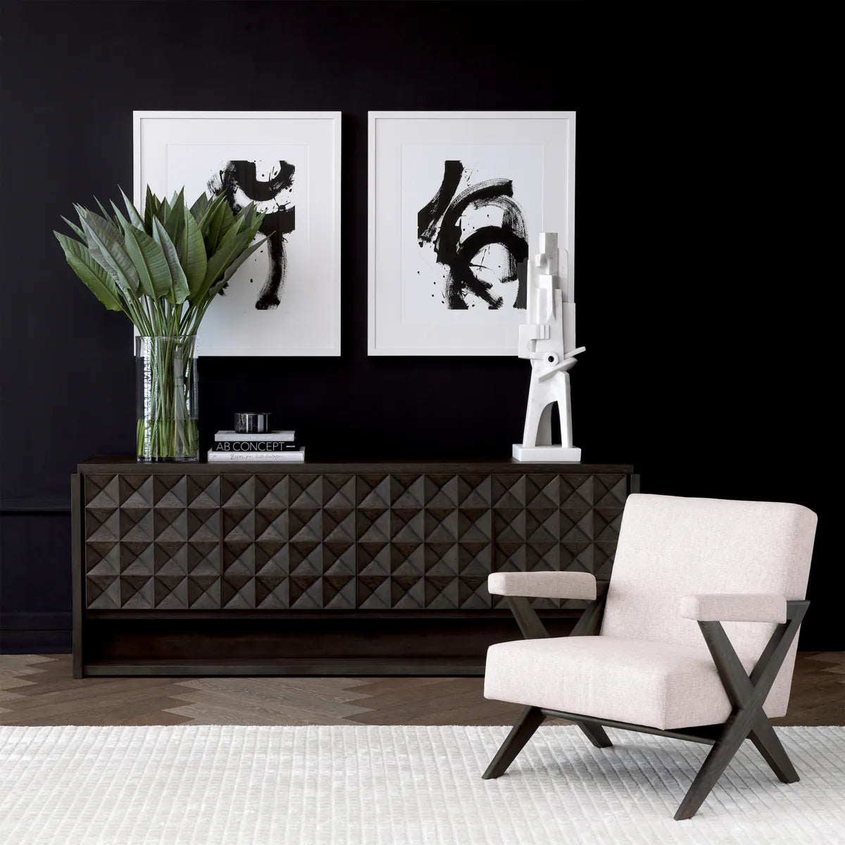 Print Onyx Gesture I