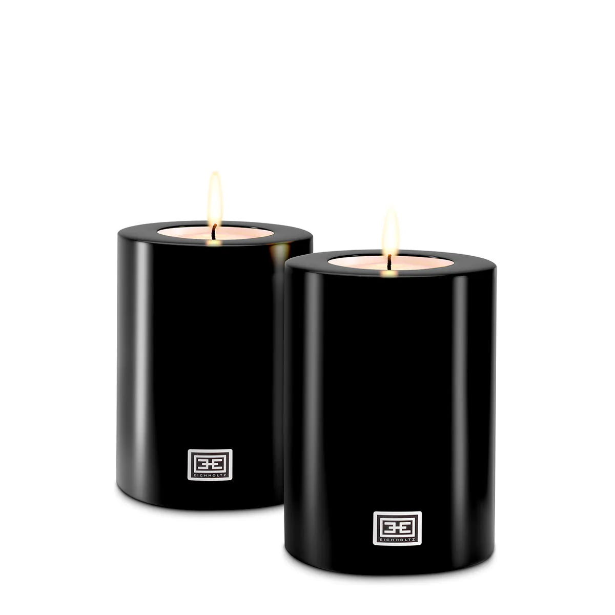 Artificial Candle ø 10 x H. 15 cm set of 2