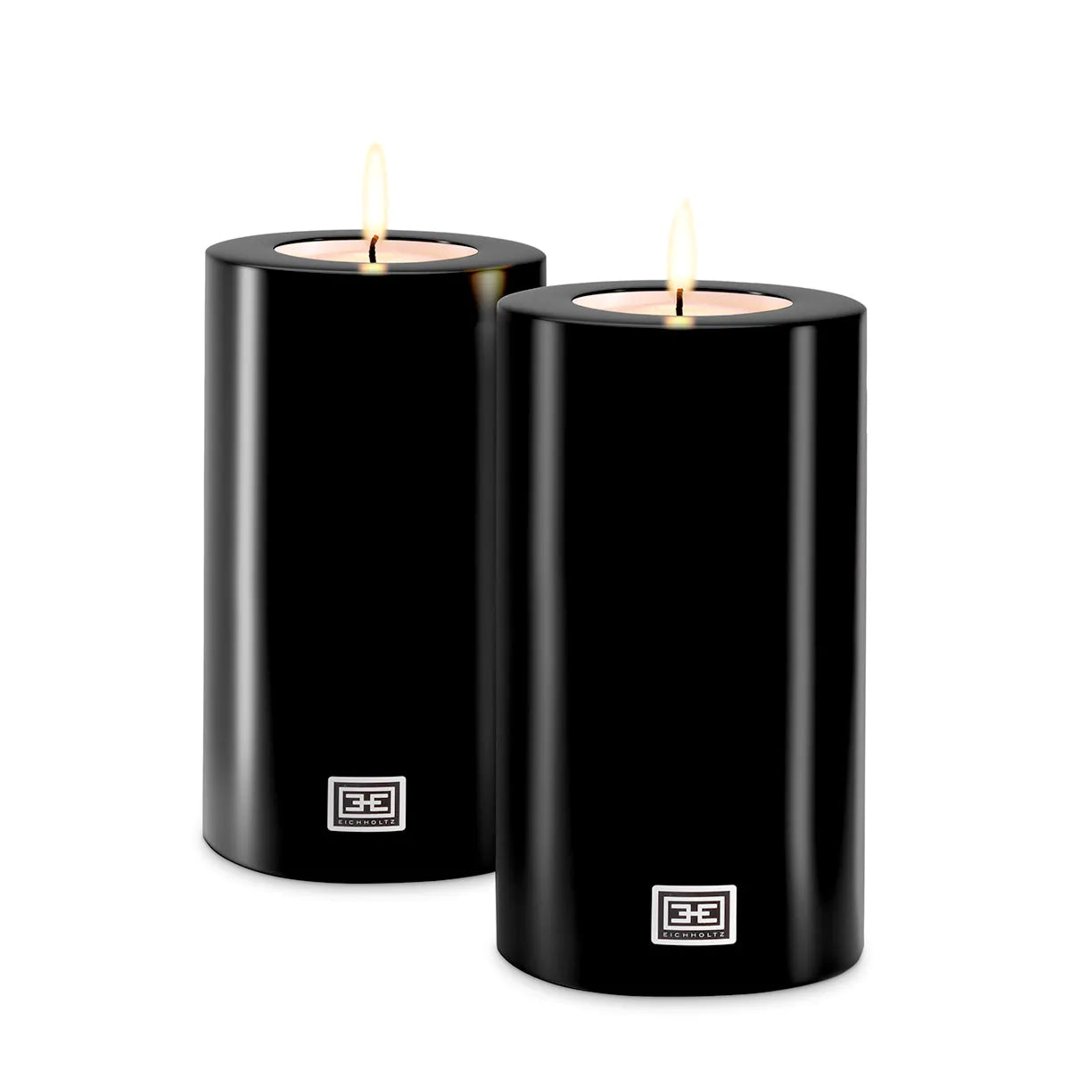 Artificial Candle ø 10 x H. 21 cm set of 2