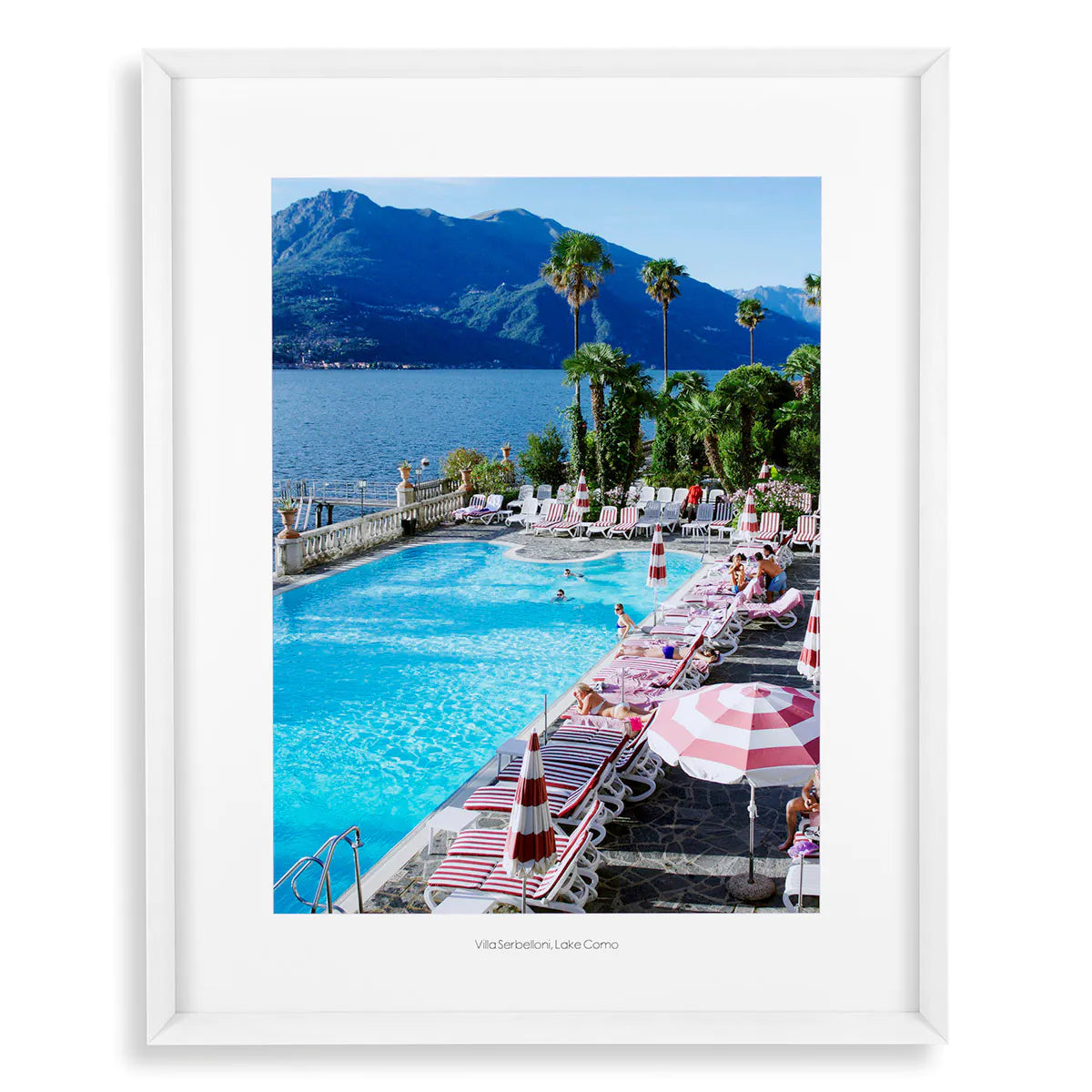 Print Via Tolila - Villa Serbelloni, lake como