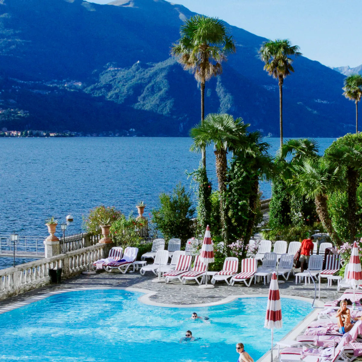 Print Via Tolila - Villa Serbelloni, lake como