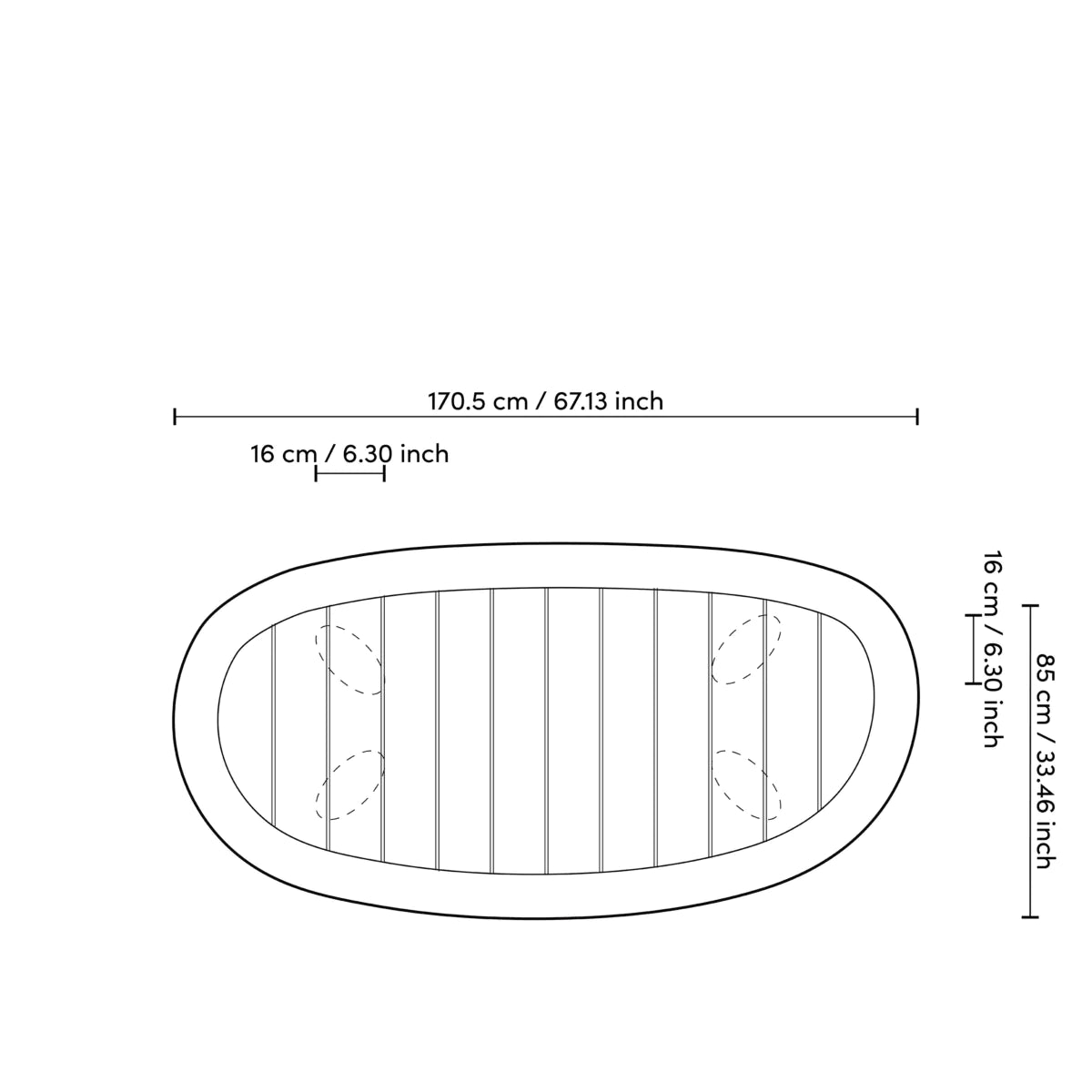 Outdoor Coffee Table Free Form